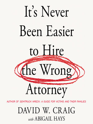 cover image of It's Never Been Easier to Hire the Wrong Attorney